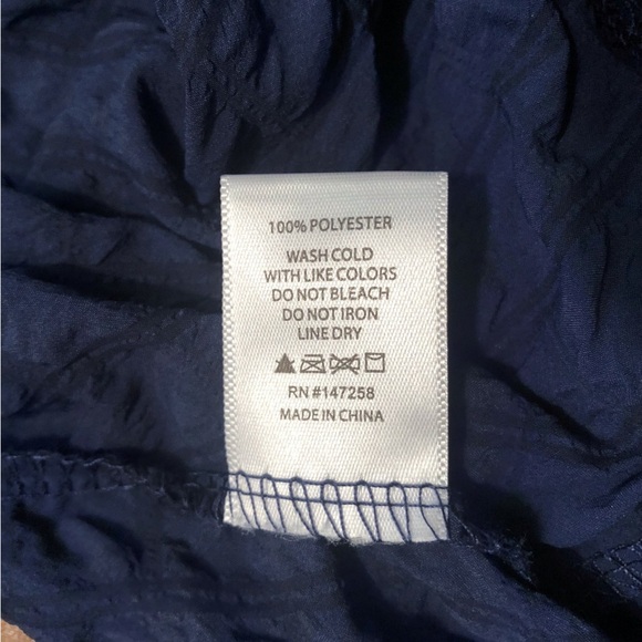 Simply Southern Collection XL Navy Maxi Dress Smocked and Tiered Puffy - Picture 5 of 5